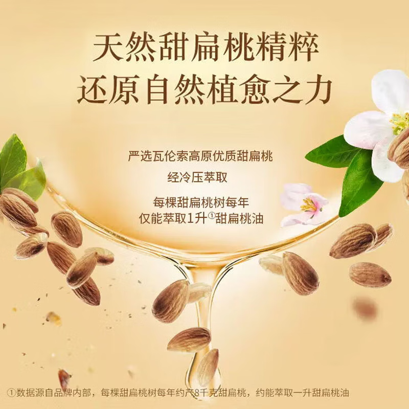 欧舒丹(L’OCCITANE)身体乳套装组合 樱花润肤沐浴露套装 甜扁桃磨砂沐浴啫喱200ml高清大图