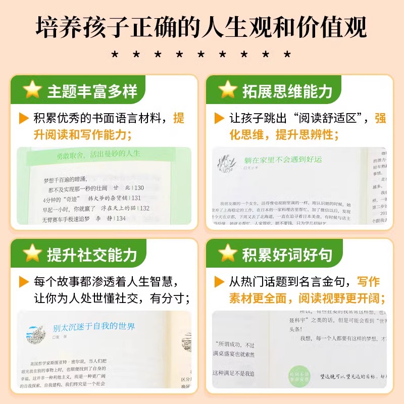 [单册]不努力-何以谈未来 [正版]意林小励志系列全4册 敢行动梦想才生动+懂自律方能成大器+聪明人都下笨功夫+不努力何高清大图
