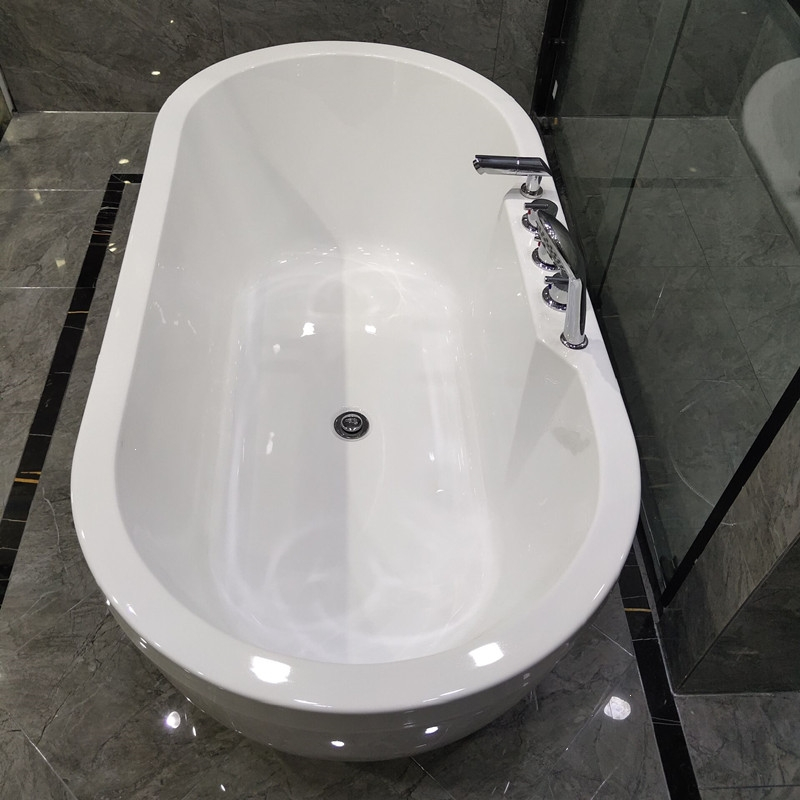 免安装浴缸手逗家用小户型老人可移动独立式水疗迷你亚克力成人浴盆