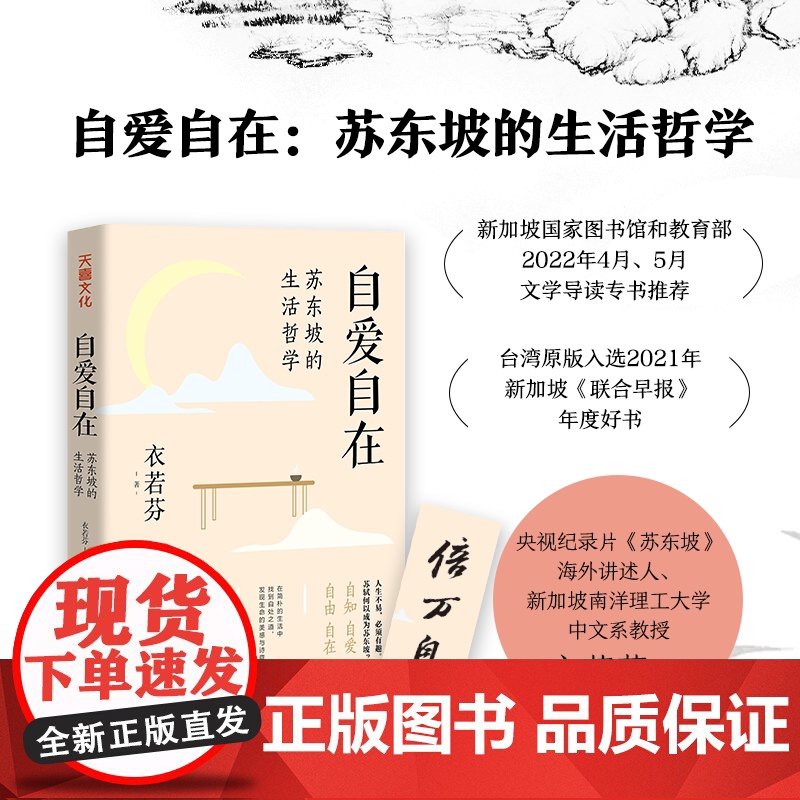 自爱自在:苏东坡的生活哲学 央视纪录片《苏东坡》带领我们走进苏东坡的世界传记四川名人苏轼传记天地出版社高清大图