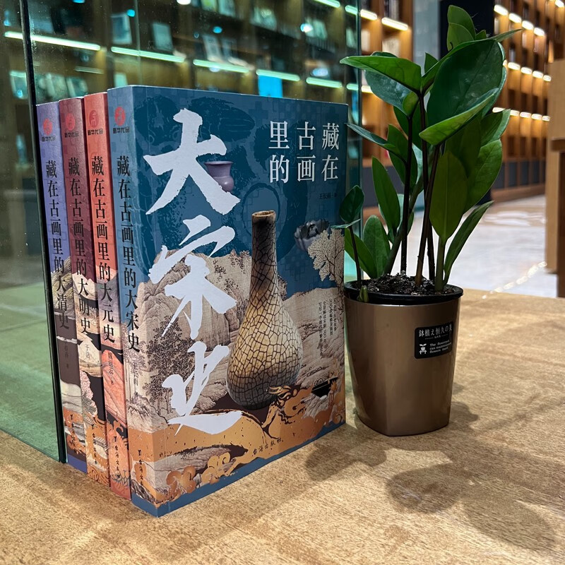 [正版]藏在古画里的中国史系列全套4册王长雨著中国古代史台海出版社中国通史记历史类书籍青少年版趣说中国史学生课外阅
