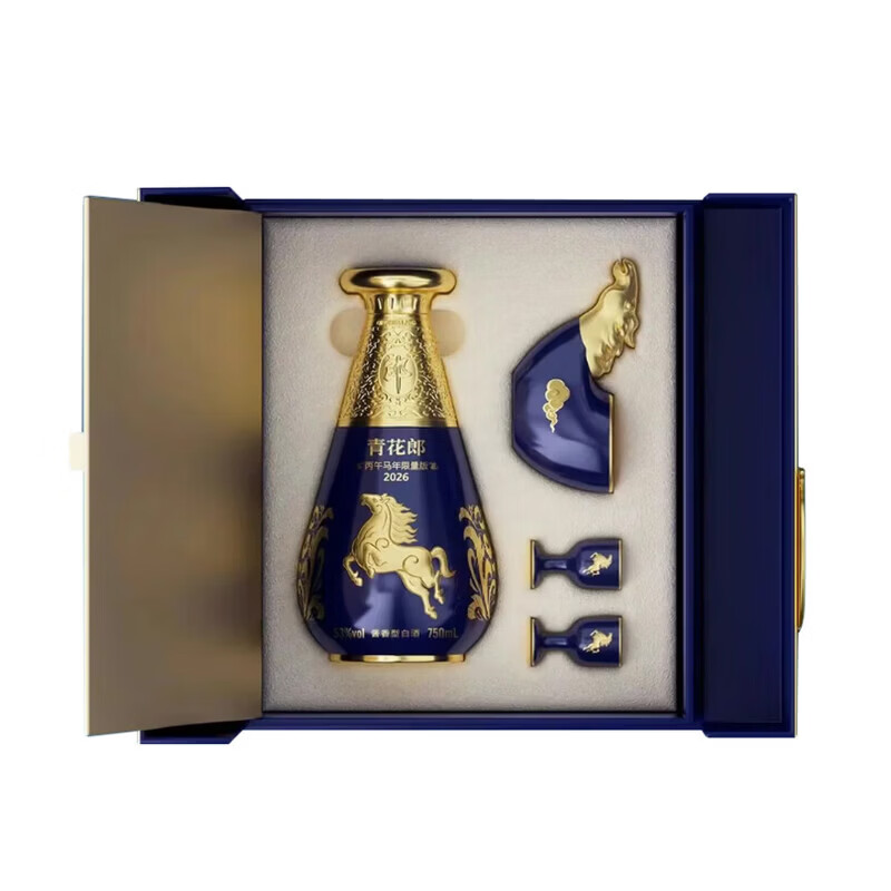 郎酒53度青花郎丙午马年750ml*1瓶酱香型白酒高清大图