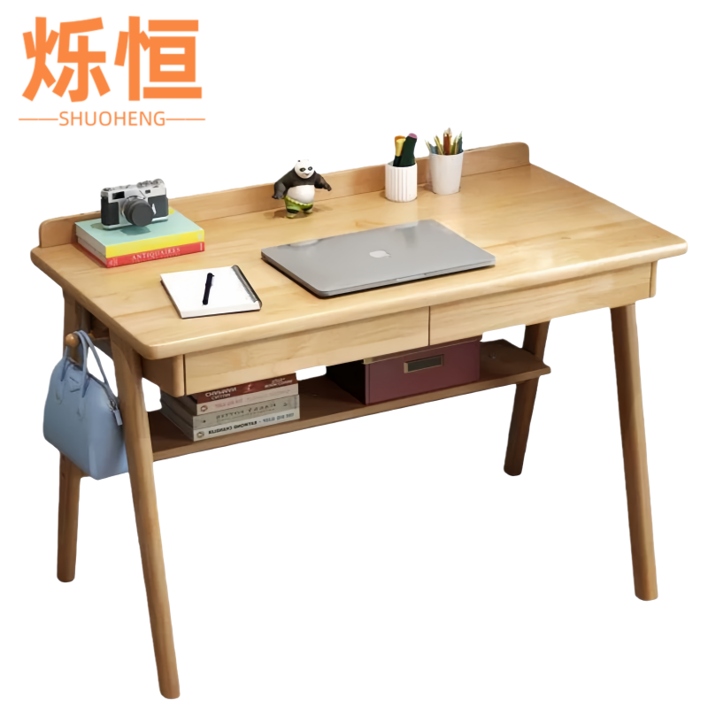 烁恒 书桌 75*80*60cm 张高清大图