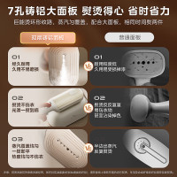 美的(Midea)[550g超轻机身]挂烫机大蒸汽家用手持熨烫机电熨斗旅游出差便携式小型熨斗YBJ12JD