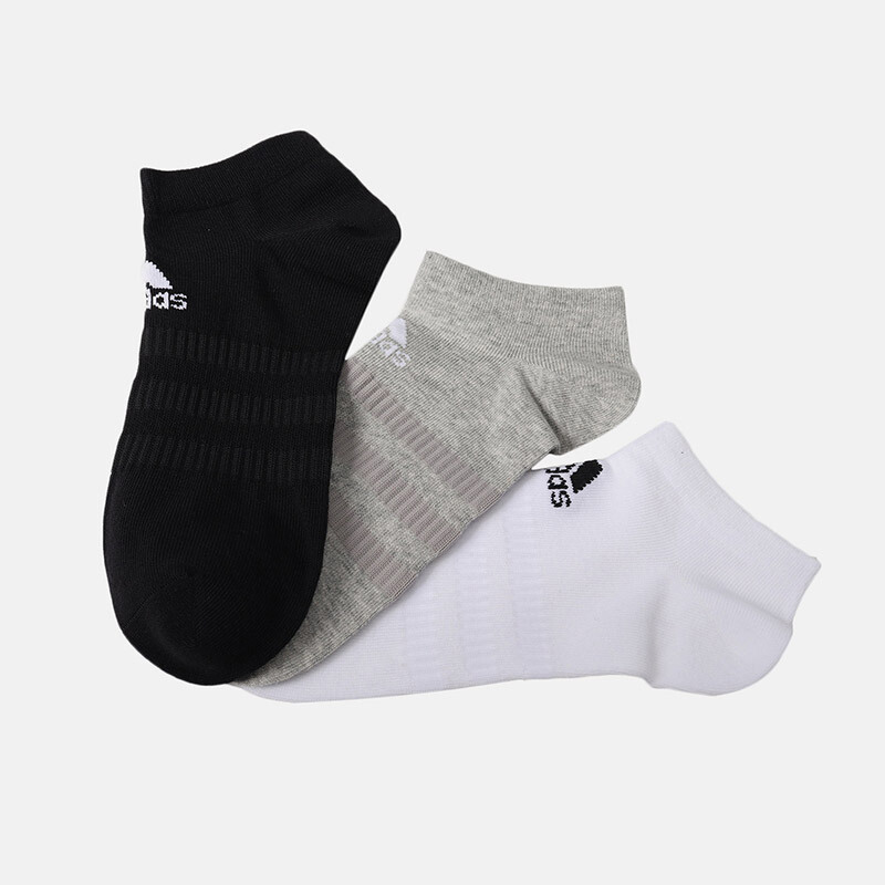 adidas阿迪达斯男女袜子休闲舒适透气运动袜三双装dz9400c