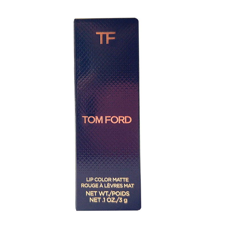 汤姆福特(Tom Ford)激情幻魅唇膏 3g 16#Velvet violet TF黑金黑管口红唇膏 显色