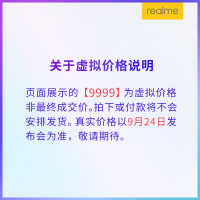 realme X2 6400万鹰眼四摄 9月24日 10:00 真犀利发布会 敬请期待 页面显示价格为虚拟价格 产品价格以发布会公布为准