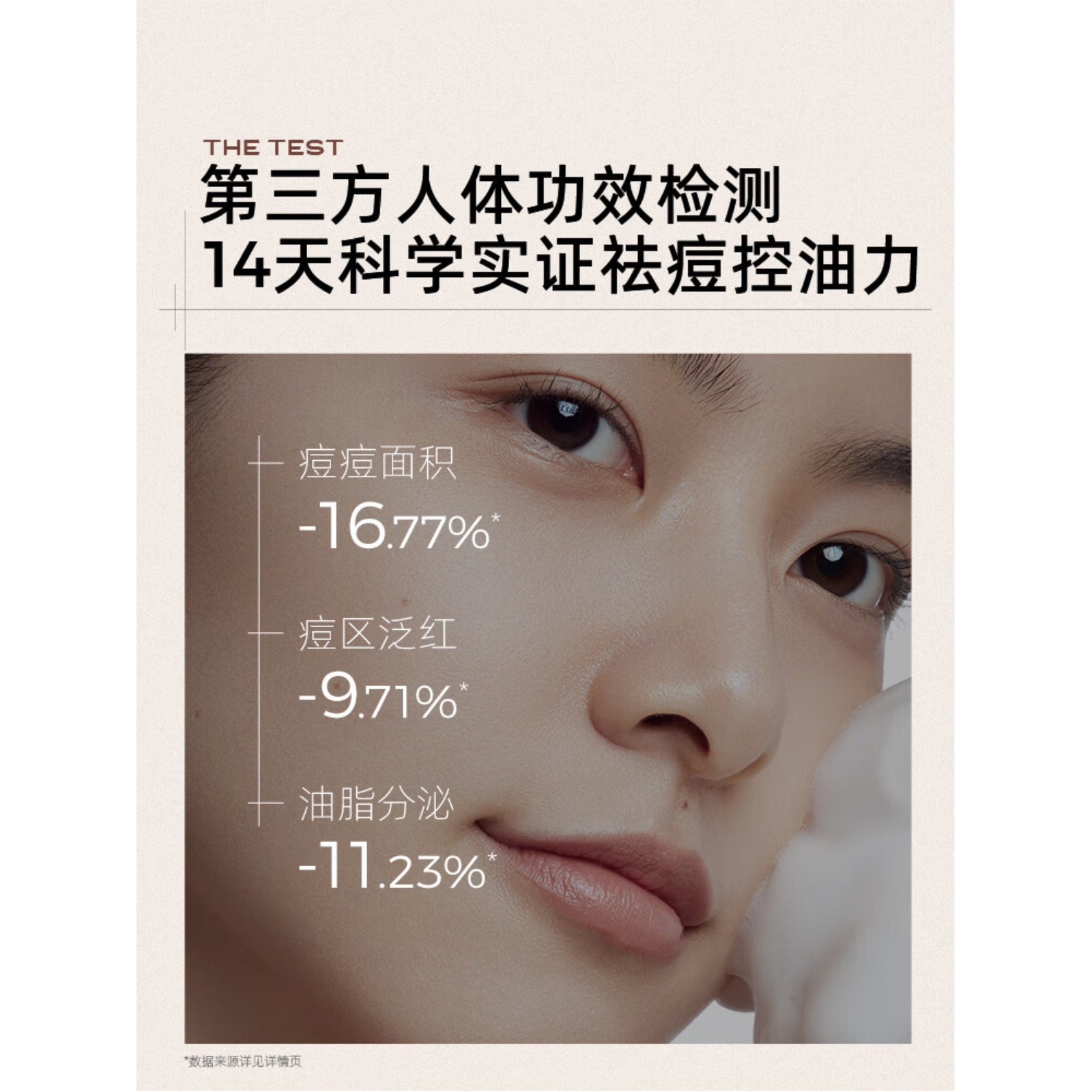 C咖胶态硫净痘控油氨基酸双管洁面乳40g+40g高清大图