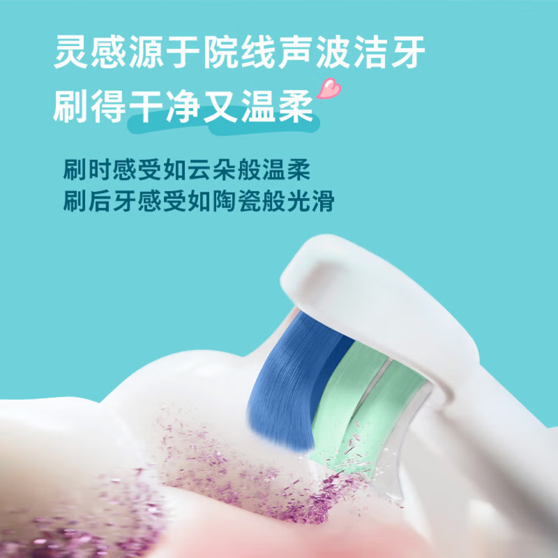 飞利浦(PHILIPS)声波电动牙刷钻石3系IP乔治桑莉莉限定款 生日礼物 情侣款送男生/女友 HX5171/01乔治款高清大图