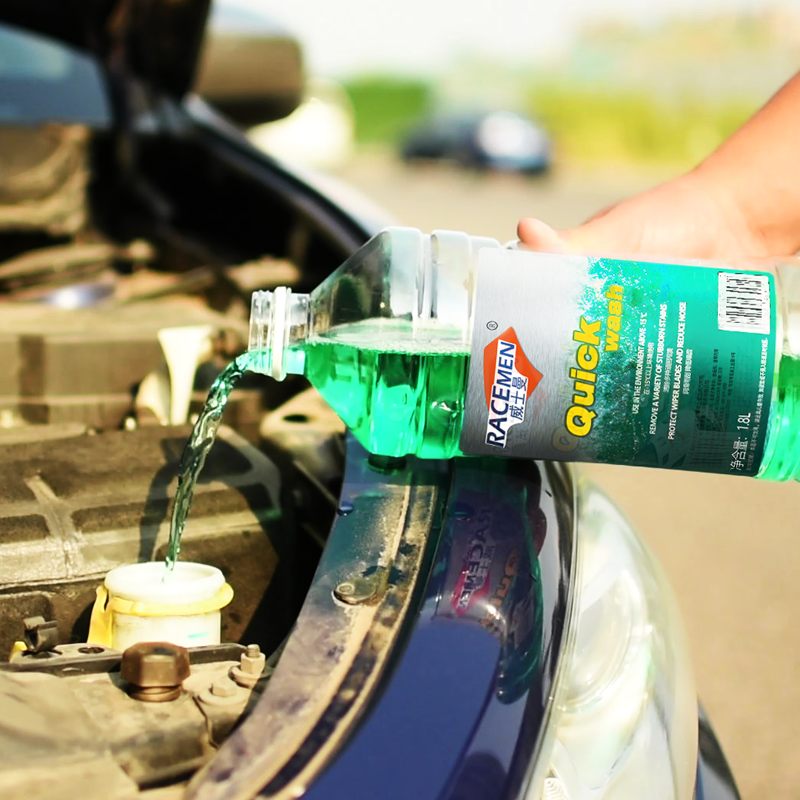 威士曼(RACEMEN)汽车玻璃水0℃雨刮器水玻璃清洁液清洁剂除鸟粪除虫胶油膜夏季专用1.8L单瓶装高清大图