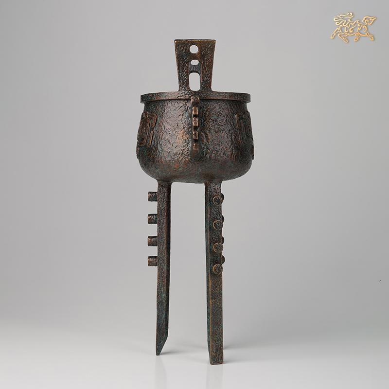 美帮汇全铜摆件 作品《鼎》 铜工艺品 家居饰品 客厅摆件高清大图