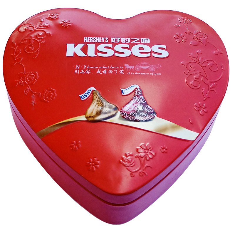 Hershey’s/好时巧克力 好时之吻巧克力 8粒铁盒 礼盒装喜糖成品 好日子就用好时巧克力(不含礼袋)高清大图