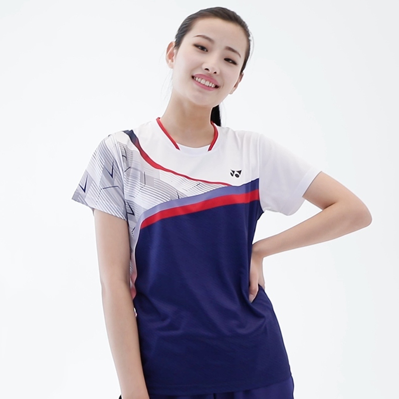 尤尼克斯(yonex)羽毛球服21ss比赛系列210191bcr女士短袖t恤yy透气