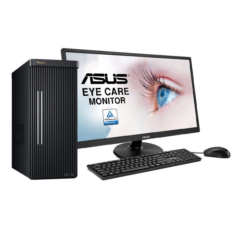 华硕(ASUS)商用台式电脑 弘道PD500TE 27英寸 ( I9-13900 32G 1TSSD 集显 WIN11)