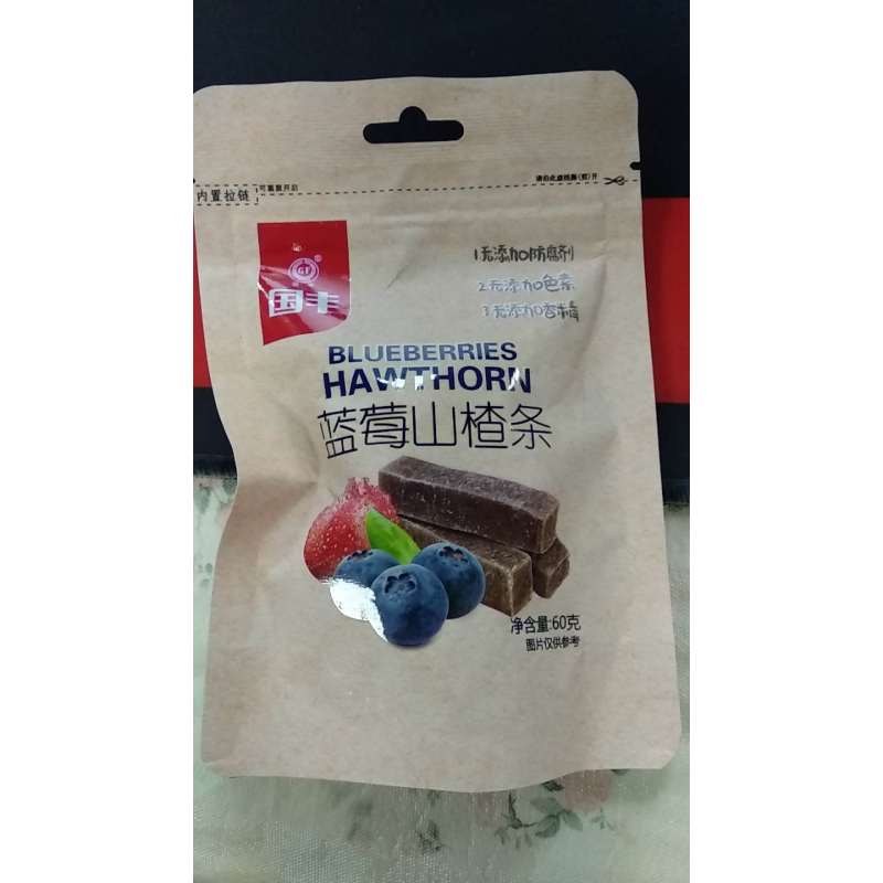 国丰蓝莓山楂条60g