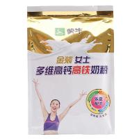 蒙牛 金装女士多维高钙高铁 成人奶粉 400克袋装 （内含独立包装）