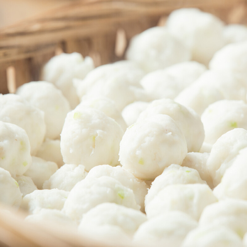 暖男厨房正宗潮汕海鲜丸双拼1000g花枝丸250g*4高清大图