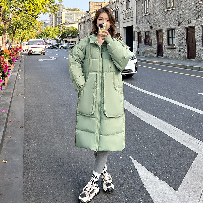 棉服棉衣女外套2024秋冬新款面包服中长款设计感显瘦通勤百搭时尚高清大图