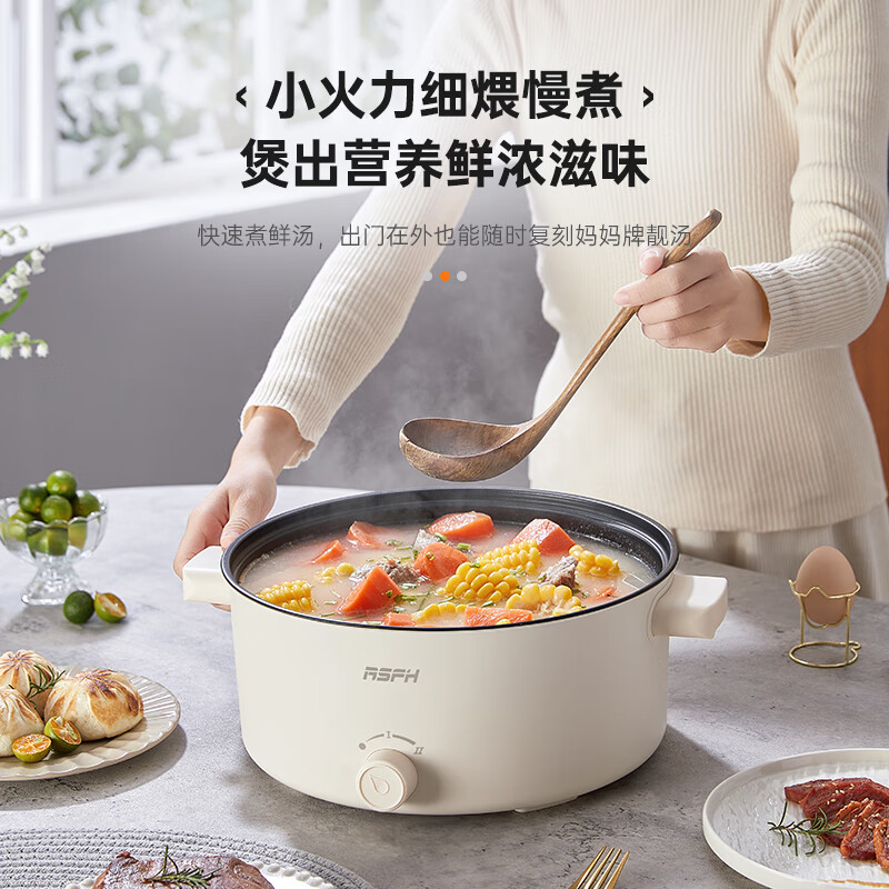 乐仕菲斯6升大容量电火锅RS-A61(6L)高清大图