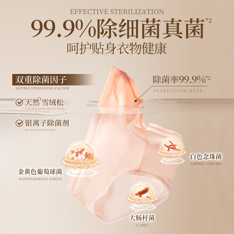 SukGarden蔬果园雪绒松除菌内衣洗衣液(线下版)500g高清大图