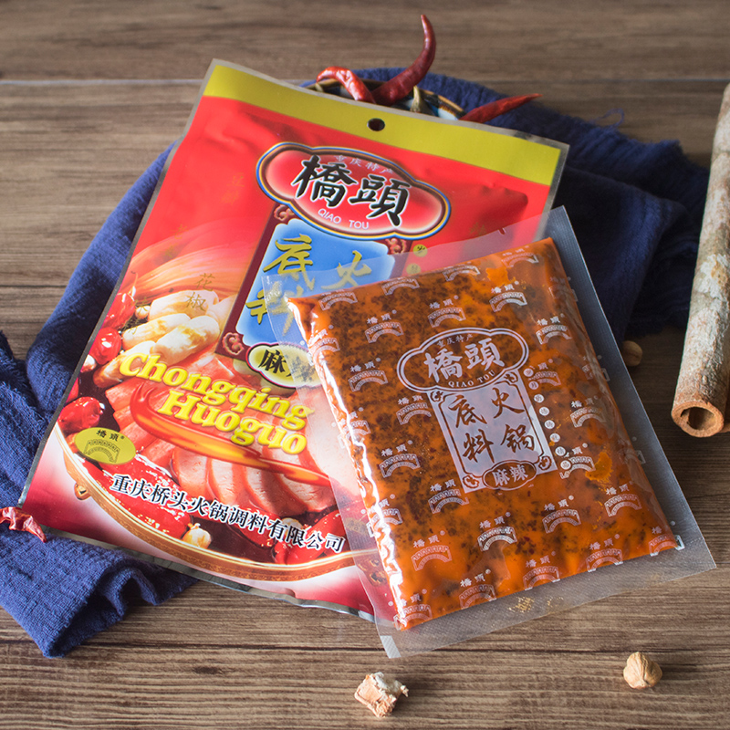 桥头 火锅底料400g 袋装 麻辣味 调味品调味料 火锅底料麻辣烫冒菜串串调料 正宗川味 爽快巴适