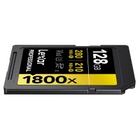 雷克沙(Lexar)SD卡128GB 1800x相机内存卡读280MB/s写210MB/s单反存储卡C10 U3 V60