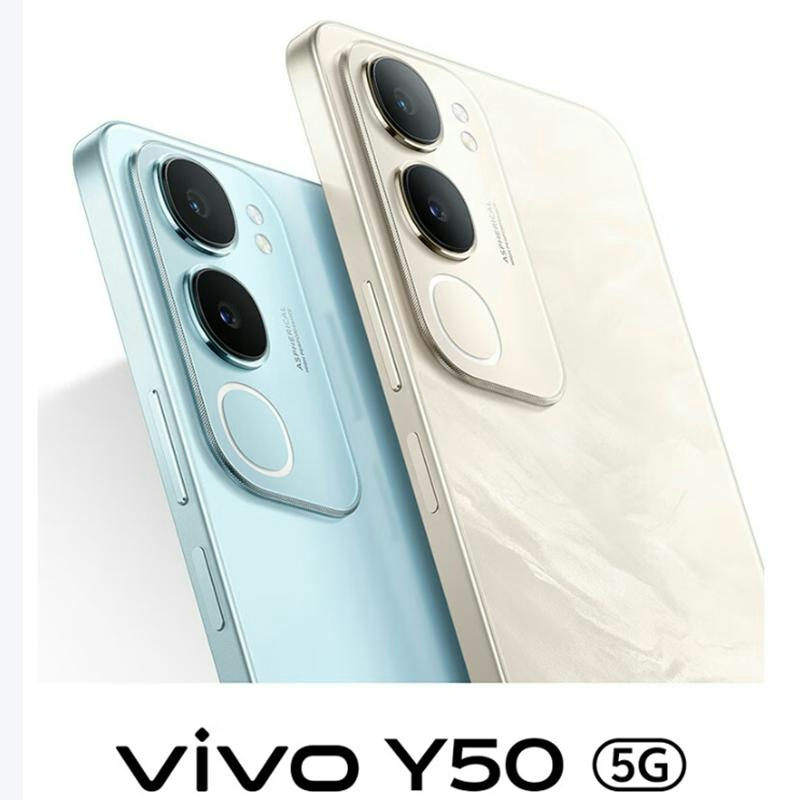 [全新]vivo Y50 白金 12GB+256GB 天玑6300 5G 6000mAh毫安 44W充电 高清影像 5G高清大图
