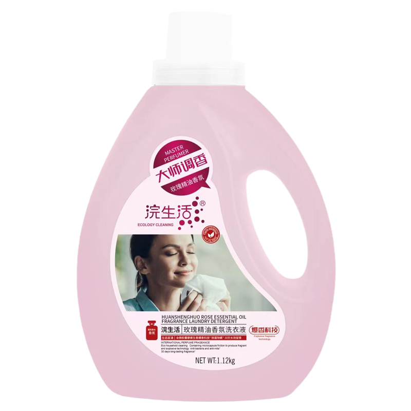 浣生活玫瑰精油香氛洗衣液1.12kg*2去渍洁净 玫瑰香氛 H高清大图