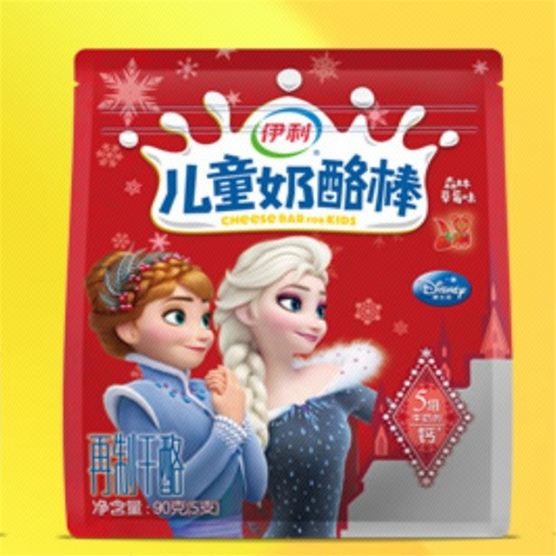 伊利儿童奶酪棒森林草莓味518g