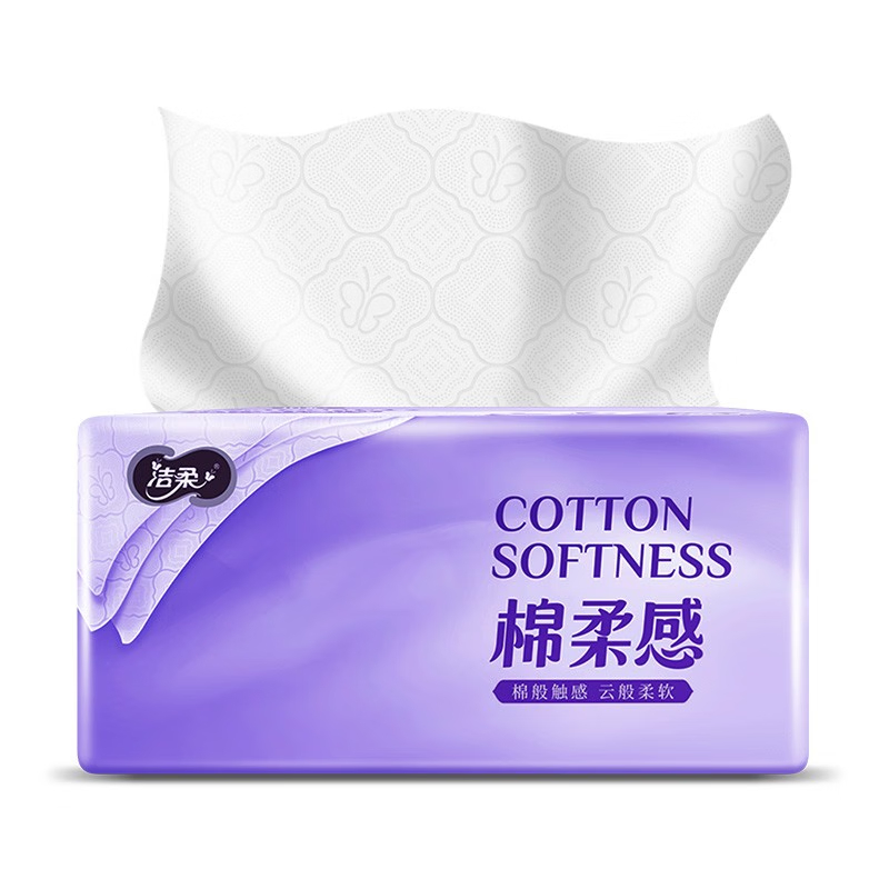洁柔 抽纸 纸面巾(Face柔感立体压花软抽)90抽3层(20包装)DR003-20E高清大图