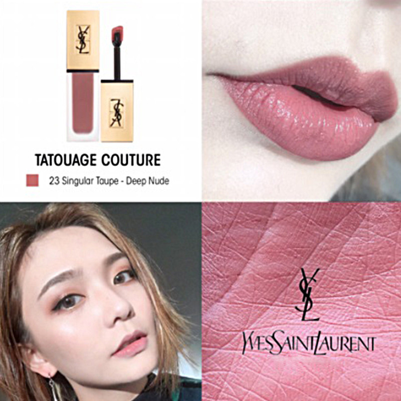 圣罗兰(YSL)丝绒哑光唇釉5.5g #23 唇彩/减淡唇纹;色泽持久;滋润营养