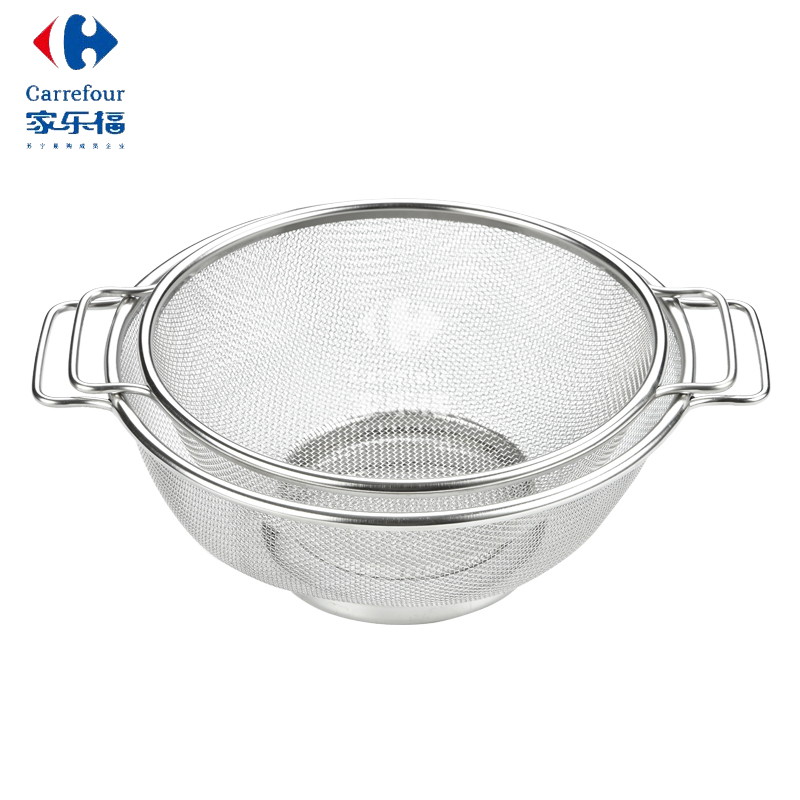 虹泰不锈钢方耳圆底网篮 HT-A-11