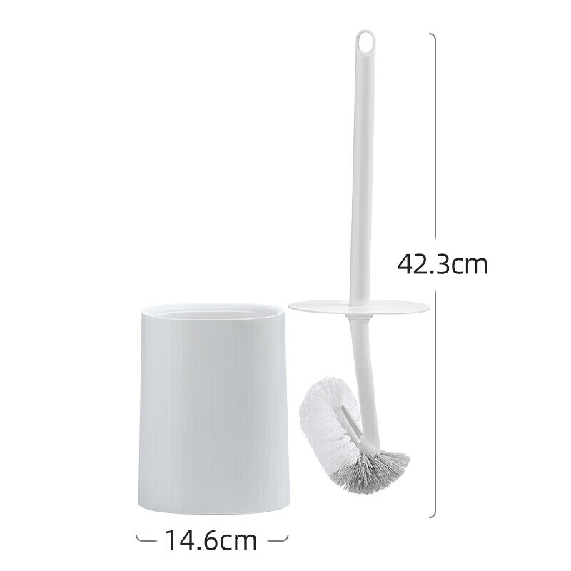 茶花 倍洁马桶刷套装加长手柄防溅水长刷毛卫生间厕所清洁刷子251002