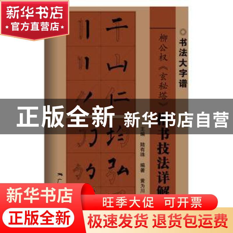 正版 柳公权《玄秘塔》楷书技法详解 陆有珠,何浏,陆炎 广西美高清大图