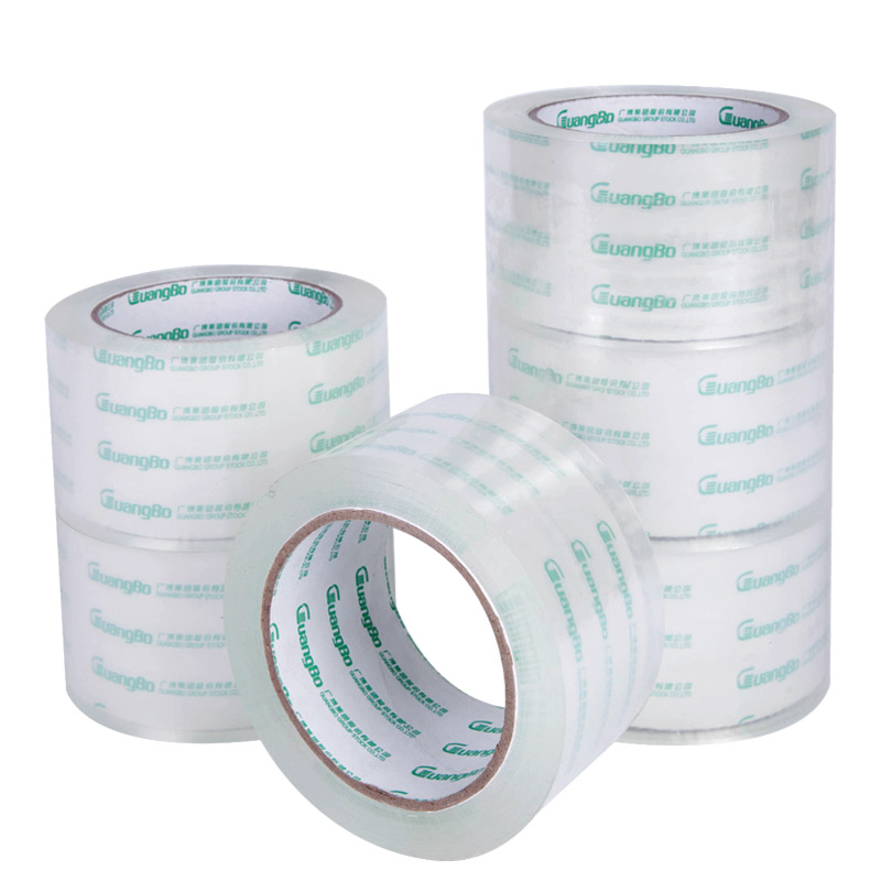 广博FX-61高透明封箱胶带6卷48mm*100y封箱胶布 封口胶布 打包胶带 封箱带/胶布/封箱器高清大图