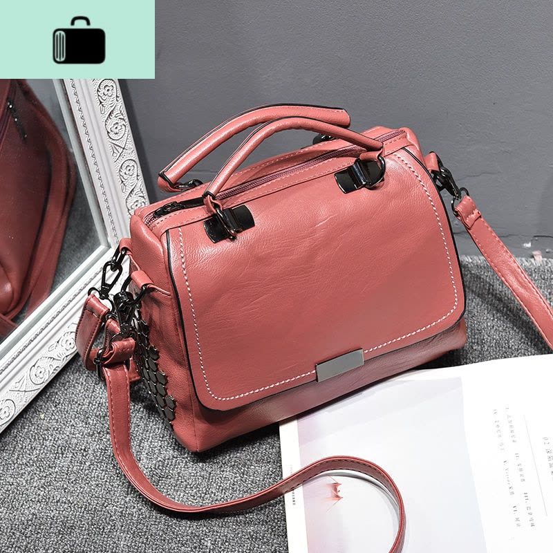 女士包包2020新款手提包单肩包斜挎包软包时尚百搭小包包三种配带NEW LAKE女士单肩包图片