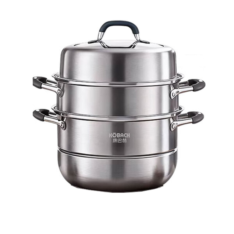 康巴赫(KBH) 蒸锅 蒸健康三层防烫 304不锈钢 32cm KGO-Z32S/个
