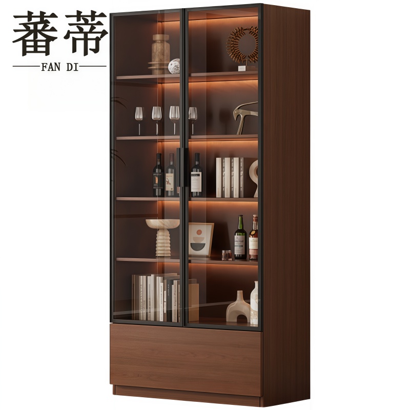 蕃蒂 展示柜双门单抽 台
