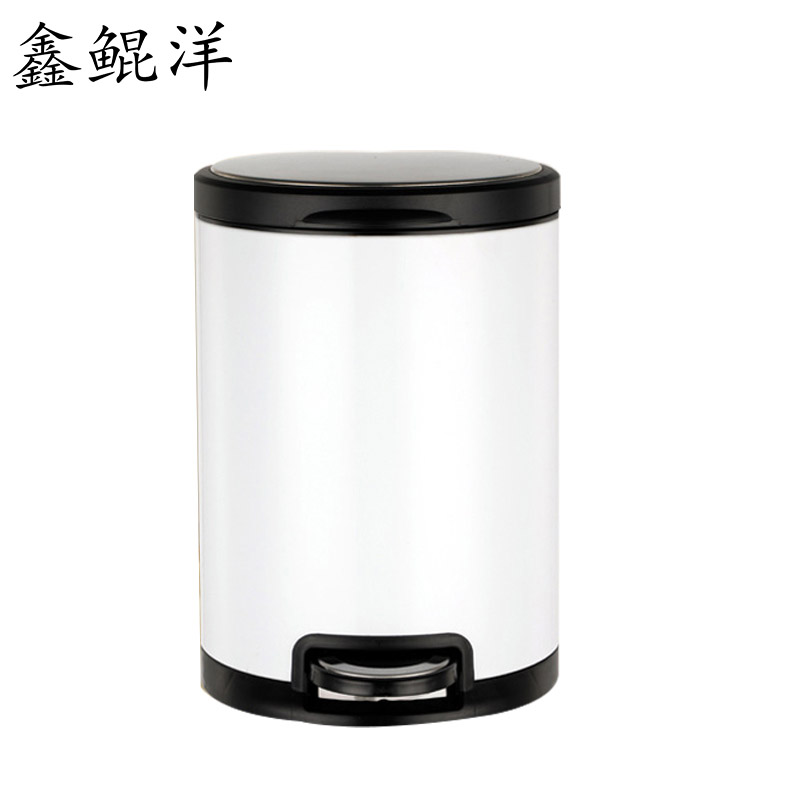 鑫鲲洋 不锈钢垃圾桶 10L 个高清大图