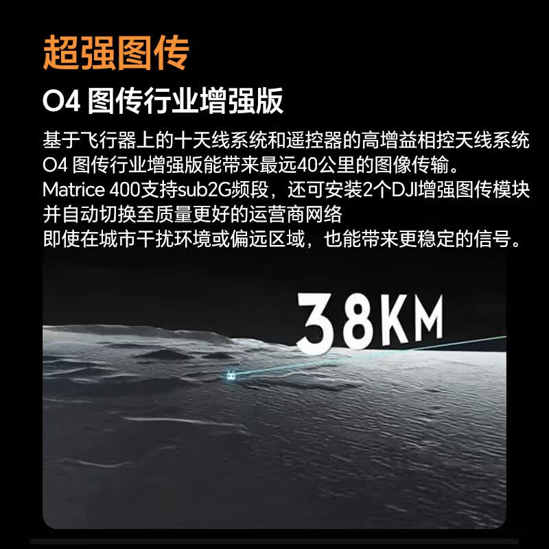 大疆(DJI)无人机 Matrice 400测绘航拍4k飞行器(含电池*1+电池箱+遥控器+旗舰险+H30+智图)高清大图