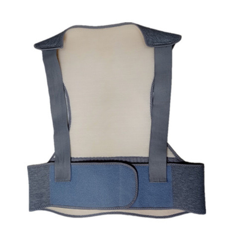 灰色m护背部背心护肩膀马甲男女保护颈椎空调房冬护胃保暖护腰带护