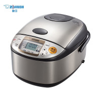 象印(ZO JIRUSHI)电饭煲家用电饭锅黑内釜厚内胆国内标准3L容量NS-TSH10C(不锈钢棕色)