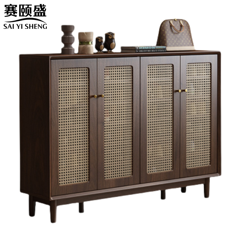 赛颐盛 实木鞋柜 1400*360*1000mm 个高清大图