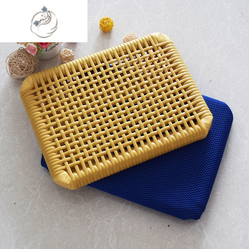 舒适主义夏季透气服装厂员工坐垫夏天学生椅子制衣车间板凳散热仿藤