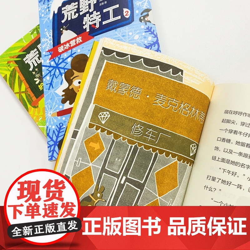[正版]神秘岛 荒野特工(全3册)可选护蜂行动/破冰营救/沙海救援 6~12岁 儿童小说 儿童文学 挑战自我 广西师范高清大图