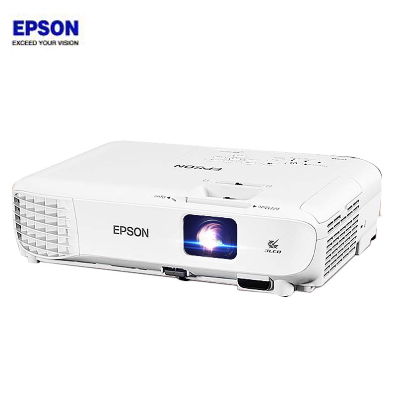 爱普生(EPSON)CB-W05【100英寸16:10电动幕布】商务办公会议投影机家用高清投影仪高清大图