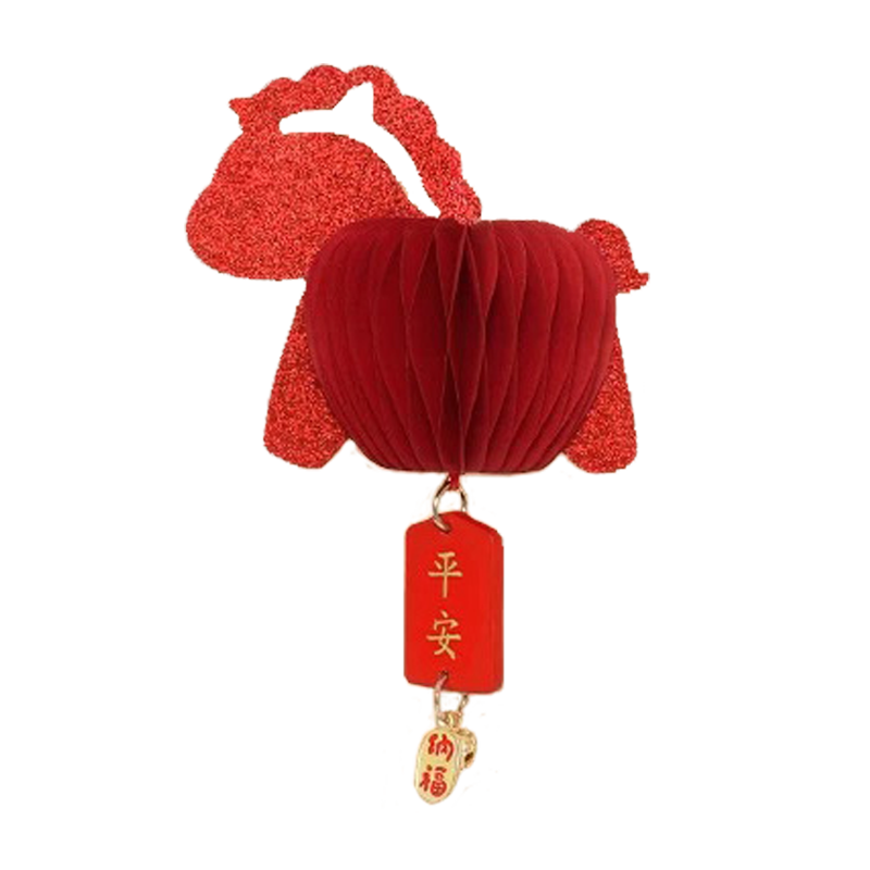 2026新款中国风马年生肖创意立体冰箱磁吸贴新年平安招财纳福装饰 马上平安