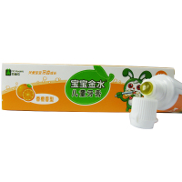 宝宝金水儿童牙膏*3支组合装 宝宝婴儿牙膏幼儿牙膏 vc营养清新防蛀水果味