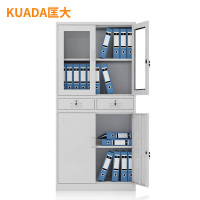 匡大 文件柜铁皮档案柜办公柜中二斗钢柜KDT321