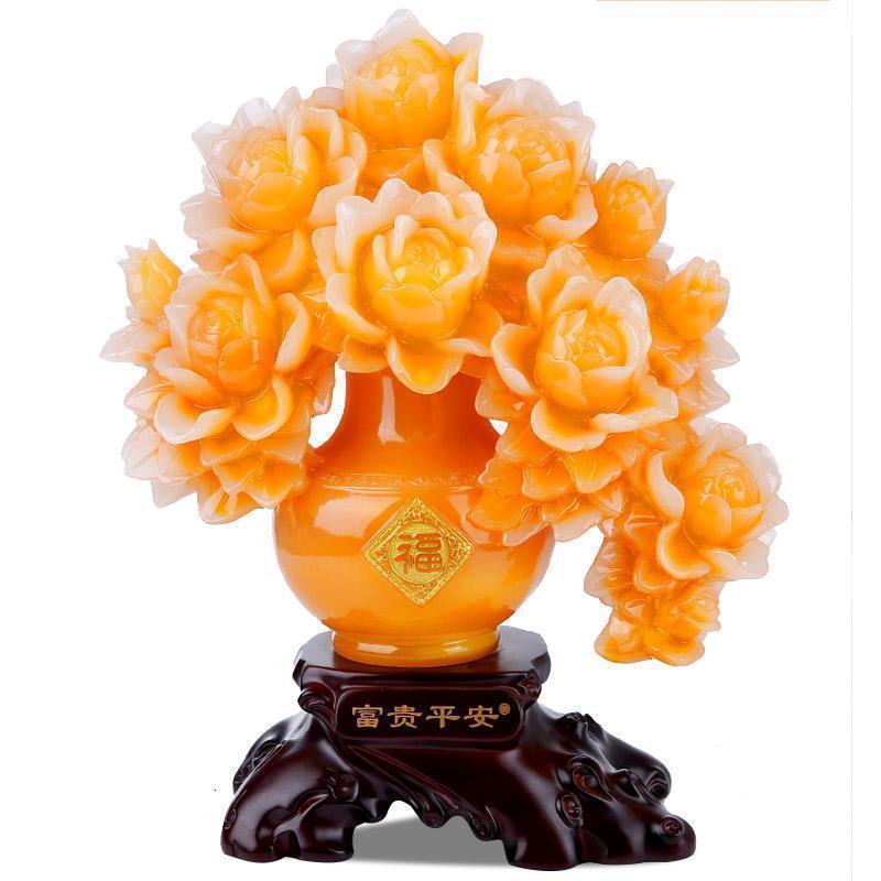 富贵平安花瓶 简约现代客厅装饰品摆件乔迁新居礼品工艺品_986